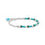 Thomas Sabo Bracelet With Pearls, Malachite And Charmista Disc Silver 17cm