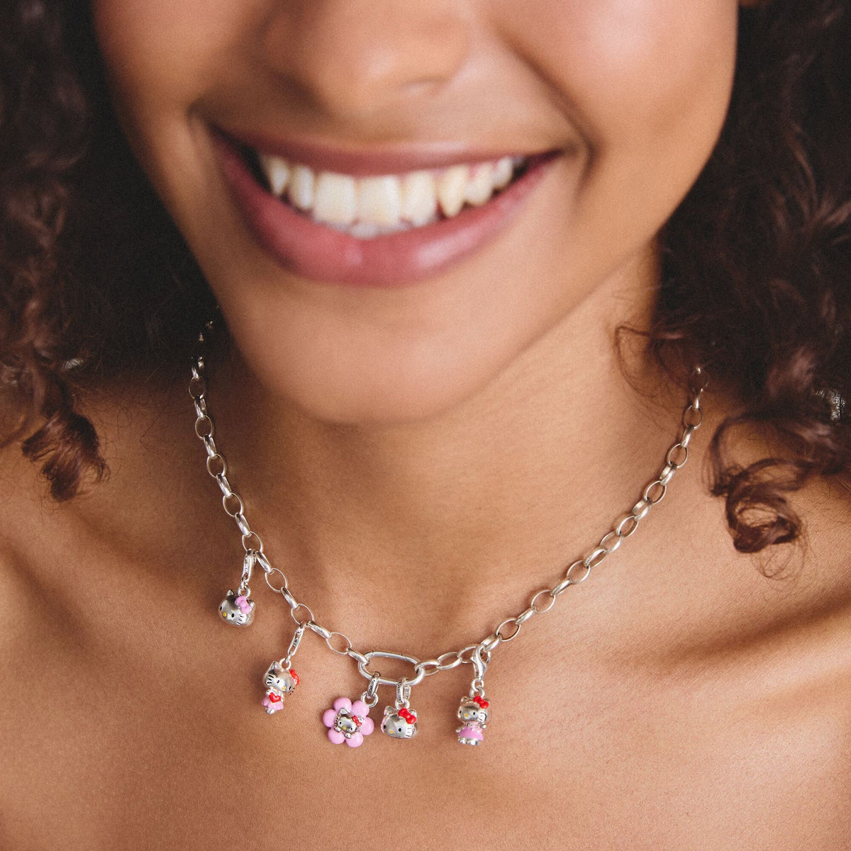 THOMAS SABO Hello Kitty Classic Pink Charm
