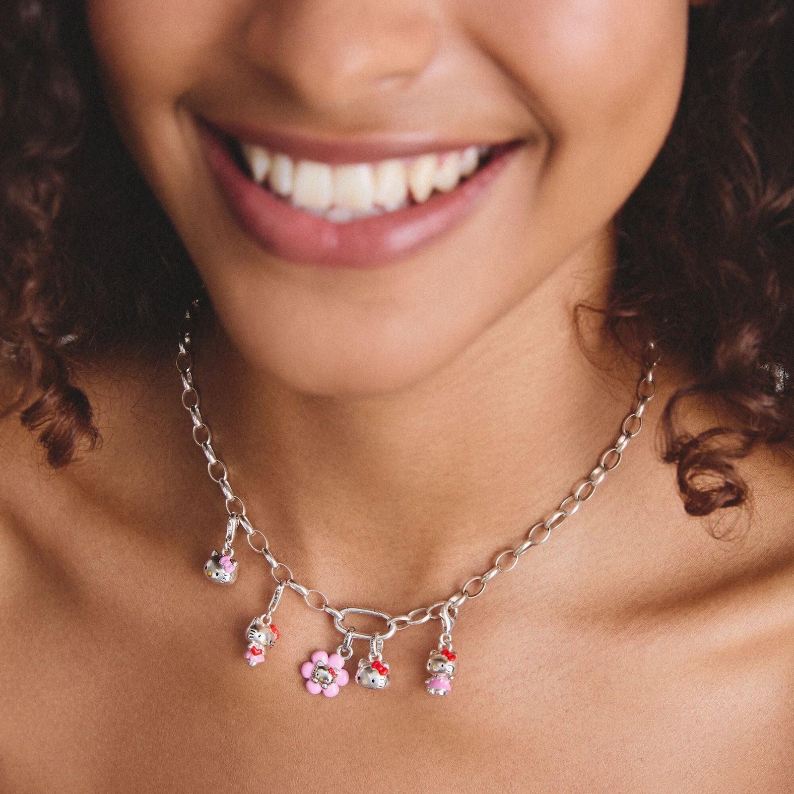 THOMAS SABO Hello Kitty Classic Pink Charm
