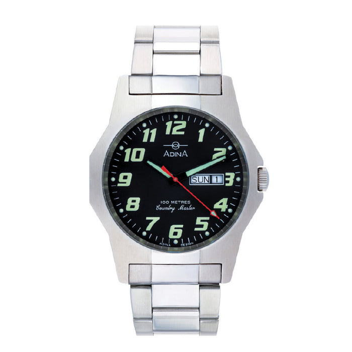 Adina Countrymaster Black Dial Work Watch