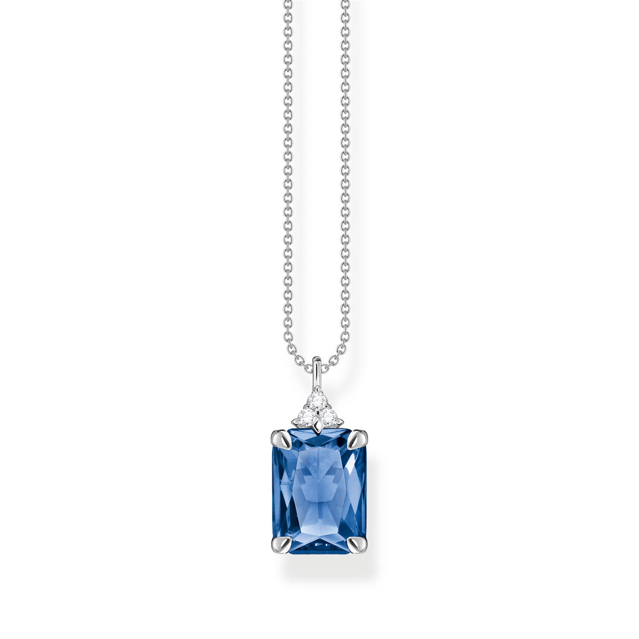 Thomas Sabo Heritage Blue Stone Necklace 40-45cm