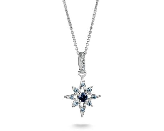 Thomas Sabo Midnight Blue CZ Star Necklace