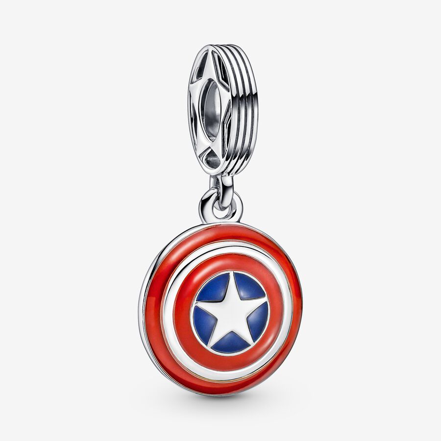 Pandora Avengers Captain America Shield Pendant