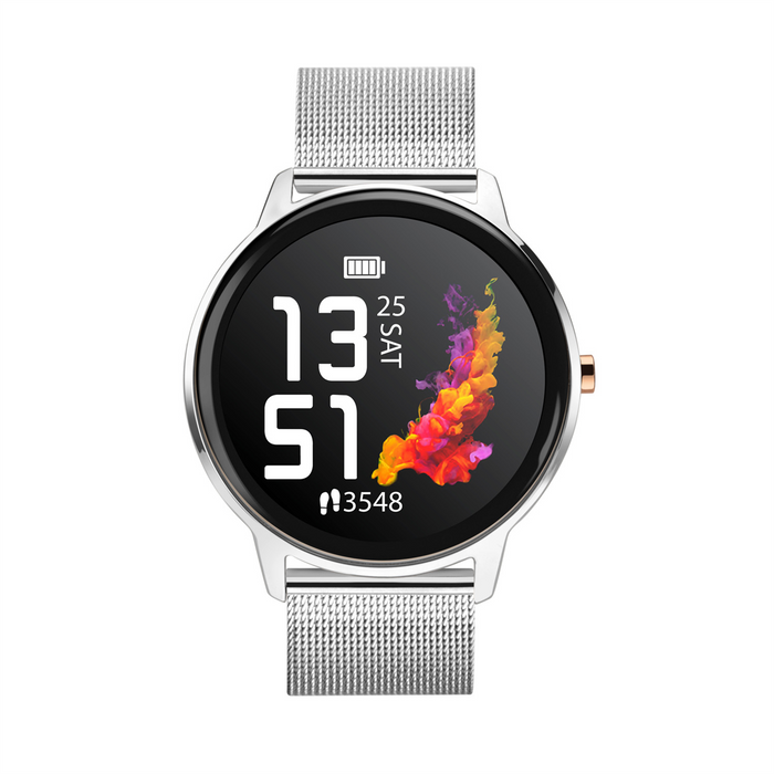Sekonda Flex Smart Watch | Silver Case & Mesh Strap