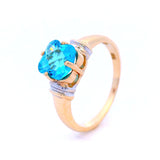 Topaz Dress Ring in Yellow Gold