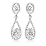 GEORGINI AURORA RADIENCE EARRINGS SILVER