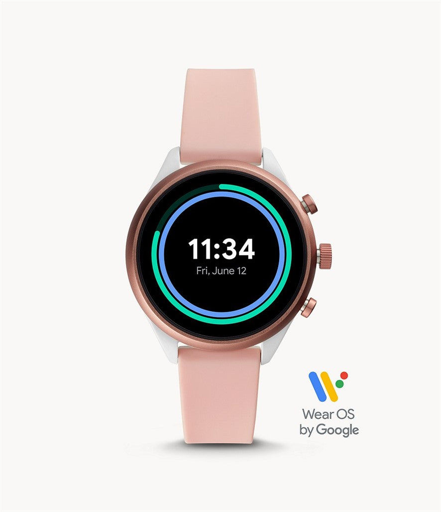Fossil Sport Blush Silicone Smartwatch