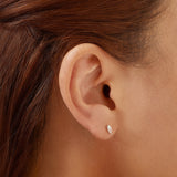 Ania Haie - Silver Marquise Solitaire Studs