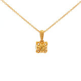 Above Love 4-Claw Lab Grown Diamond Pendant