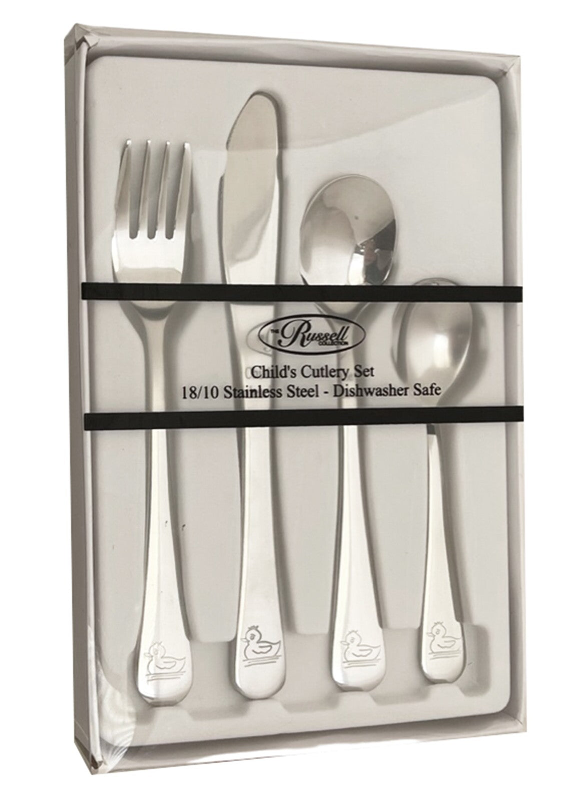 Russell Collection Giftware - Stainless Steel 4 Piece Cutlery Set - Duck
