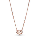 Pandora Sparkling Infinity Heart Collier Necklace