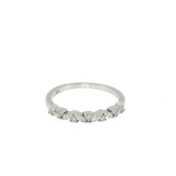 9ct White Gold Diamond Set Wedding Band