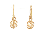 Caged Pearl Sheppards Hook Earring