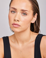 Snake Stud Earrings in Yellow Gold