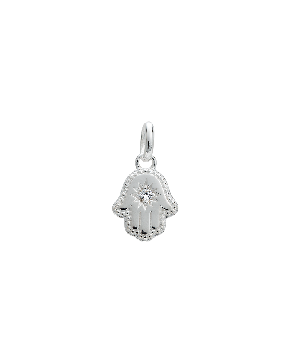 Kirstin Ash Hamsa Hand Charm Sterling Silver