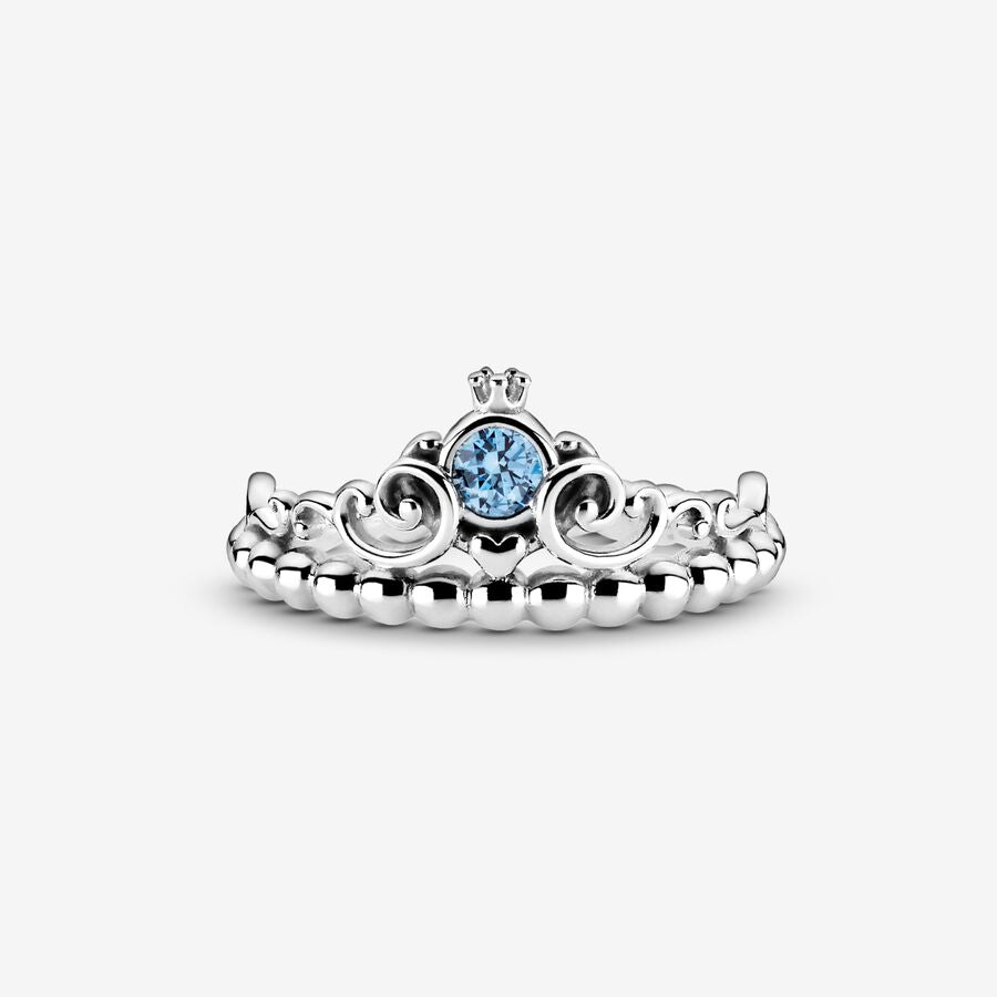 Disney Cinderella Blue Tiara Ring