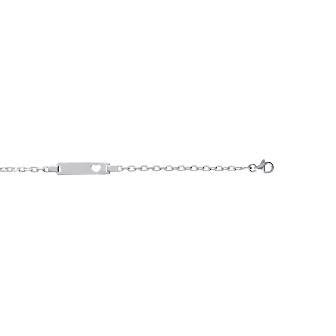 Sterling Silver Heart Cutout Bracelet