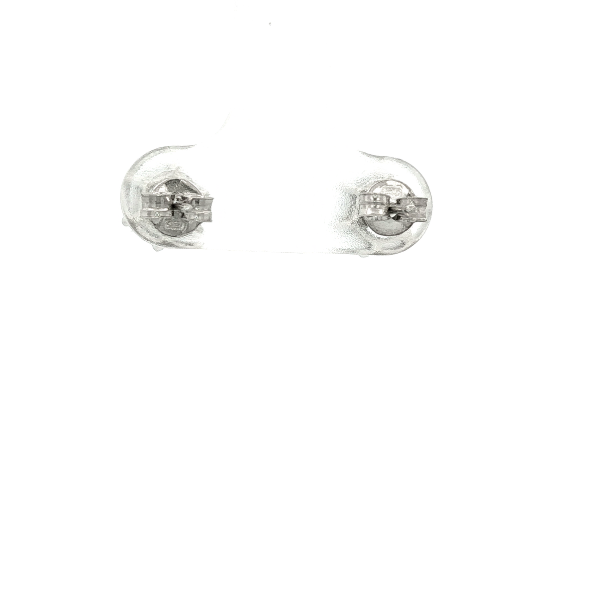 Classic Diamond Stud Earrings in White Gold