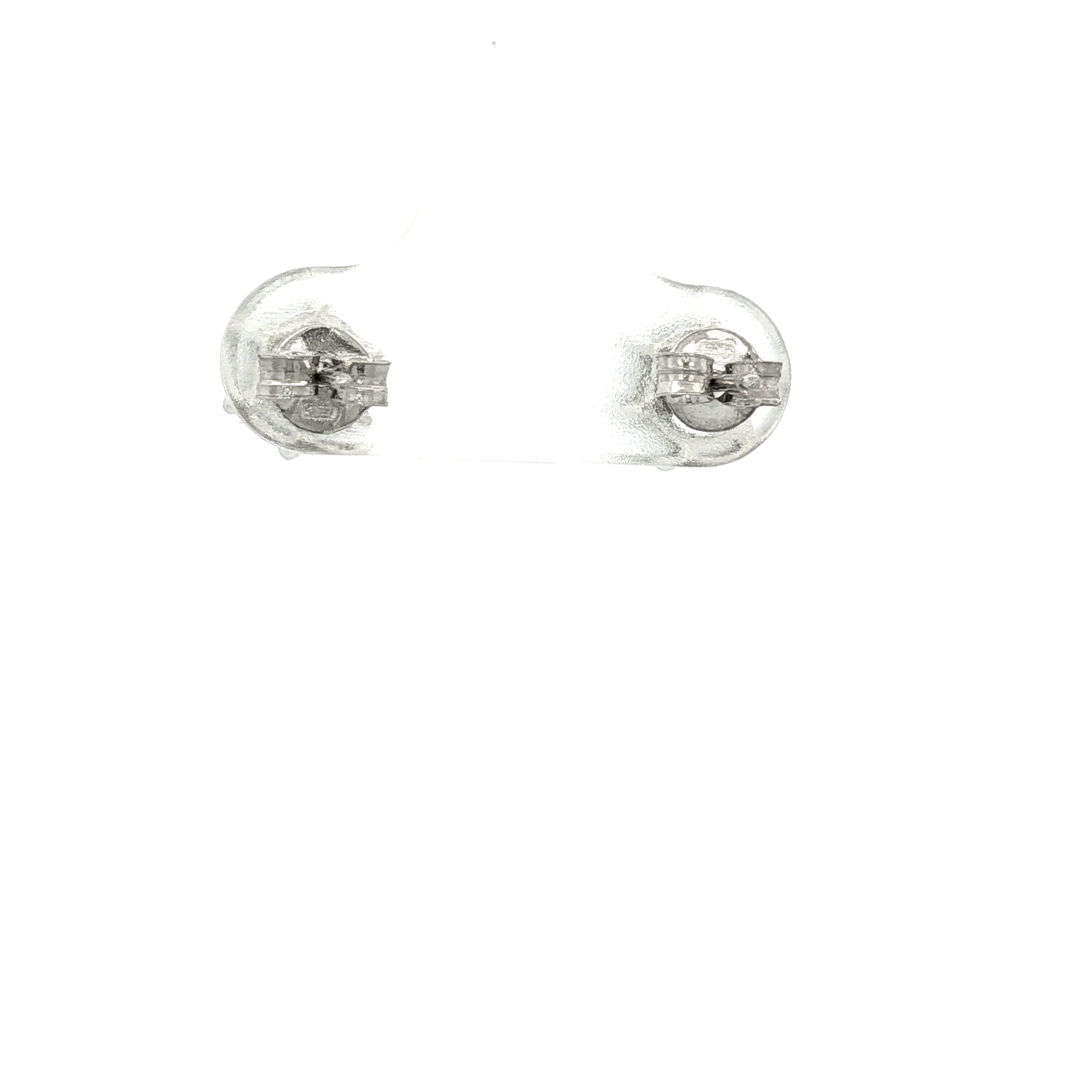 Classic Diamond Stud Earrings in White Gold