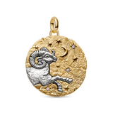 Pandora Aries Zodiac Oversized Medallion Charm