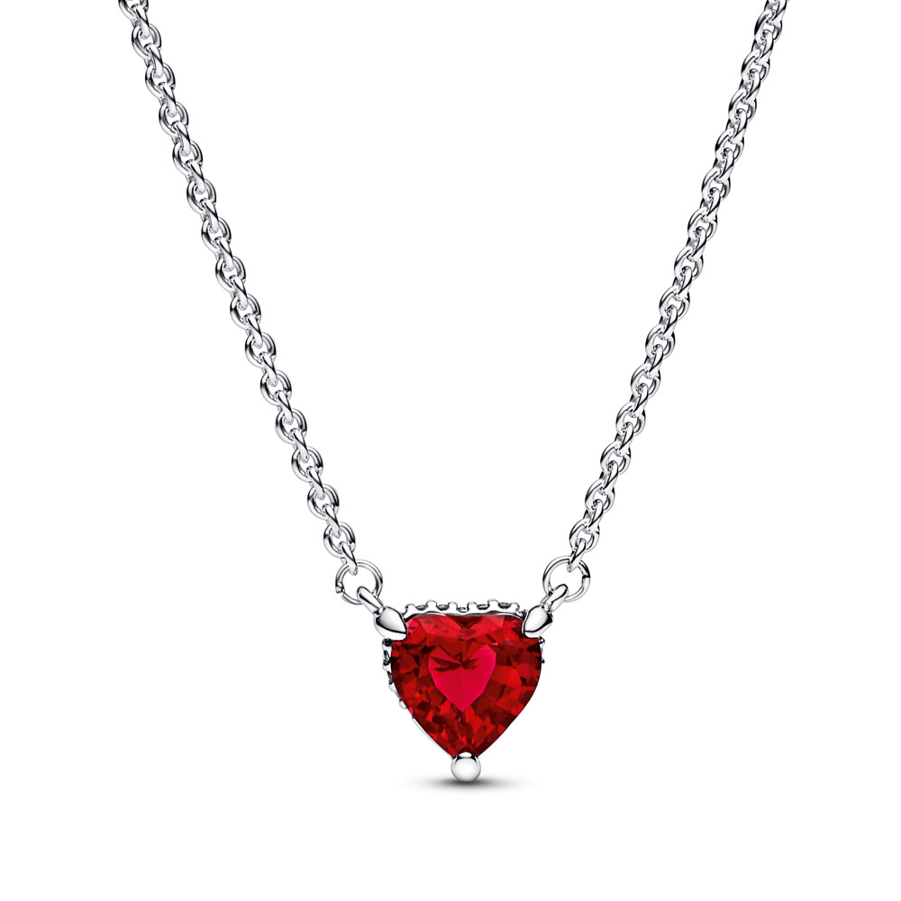 Timeless Red Heart Necklace
