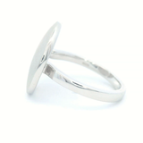 Sleek Modern Silver Ring
