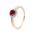 RING 9ct Yellow Gold   RUBY-B  DIAMOND SI3 JKL