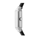 DKNY Everyday Women's Silver Dial Leather Strap Watch