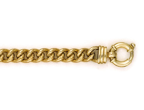 9ct Silver Filled Round Burb Bracelet