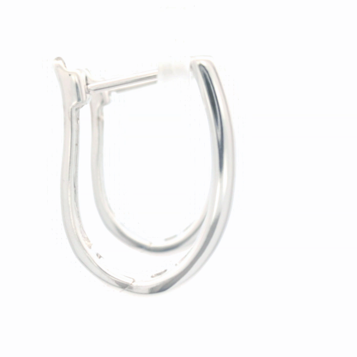 9CT W/G OVAL DIA SET HUGGIES TDW .50CT J/K .50CT1