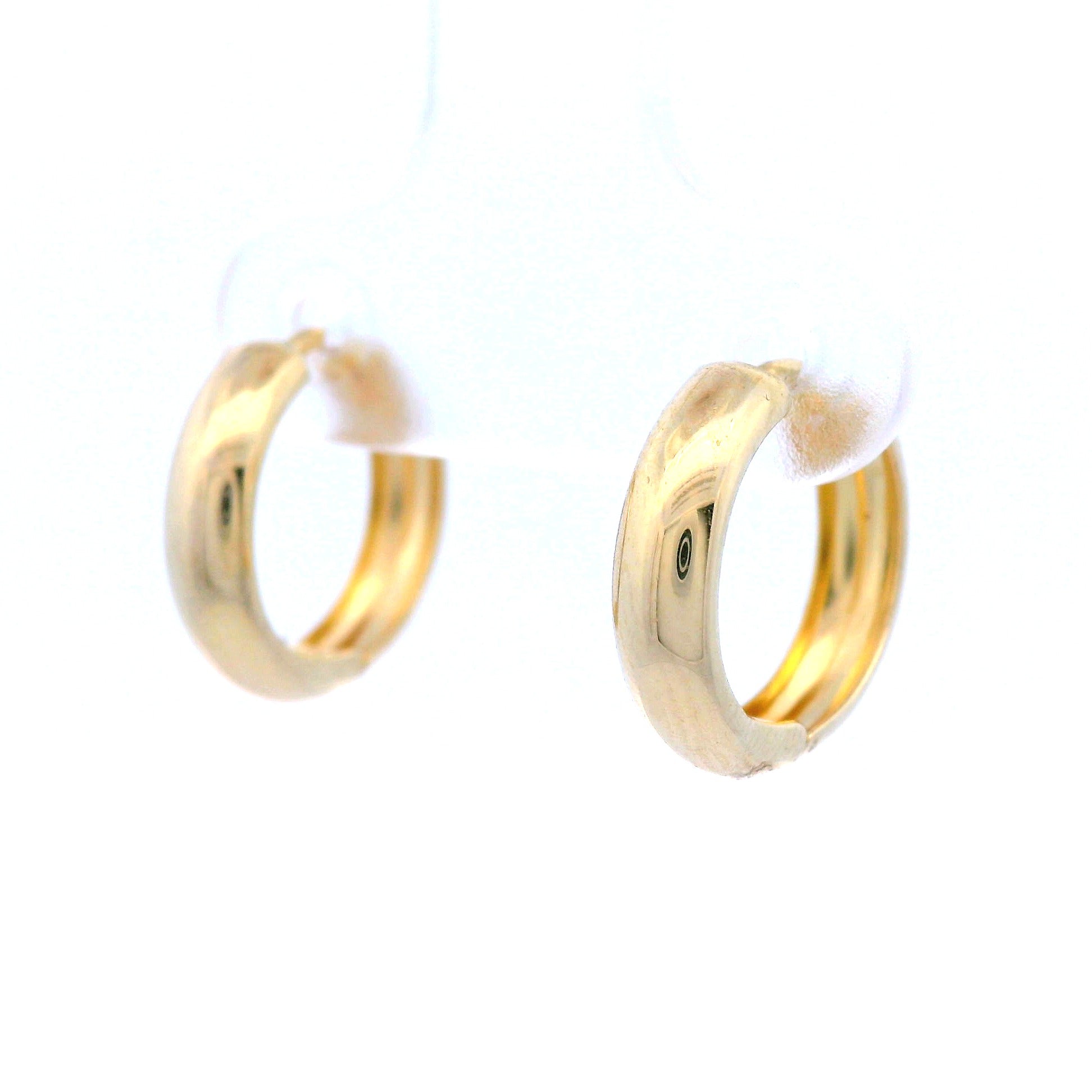 9 Carat Yellow Gold Earrings Yellow Gold Hoop Earrings