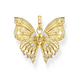 Thomas Sabo Butterfly Paradise Pendant In Gold