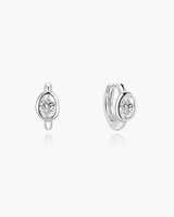 Ania Haie Organic Pebble Huggie Hoop Earrings