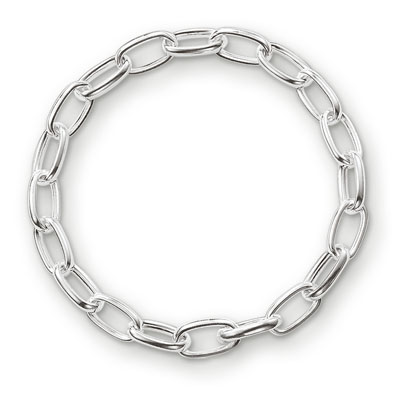 Thomas Sabo Silver Belcher Bracelet 18.5cm