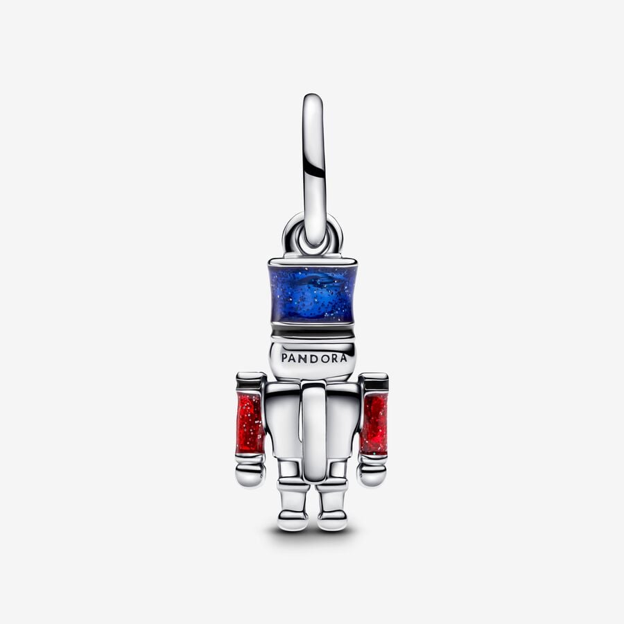 Pandora Moveable Nutcracker Dangle Charm