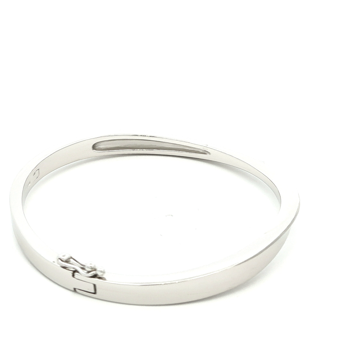 Breuning Sterling Silver Hinged Bracelet