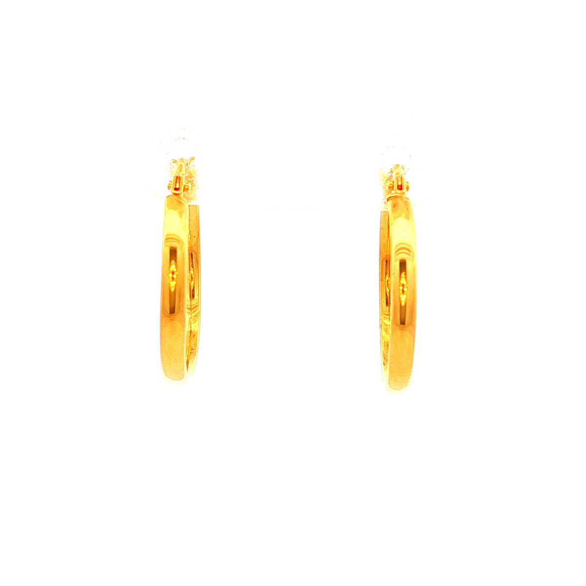 Classic Yellow Gold Hoop Earrings
