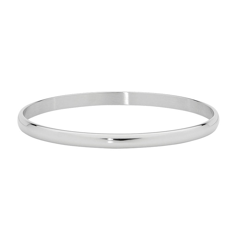 Ellani Stainless Steel Gold IP Plating 5mm Bangle