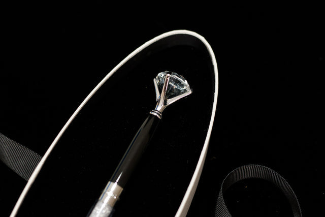 GEORGINI DIAMOND PEN SILVER / ONYX