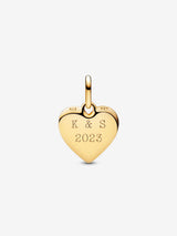 Pandora Engravable Heart Medallion Charm