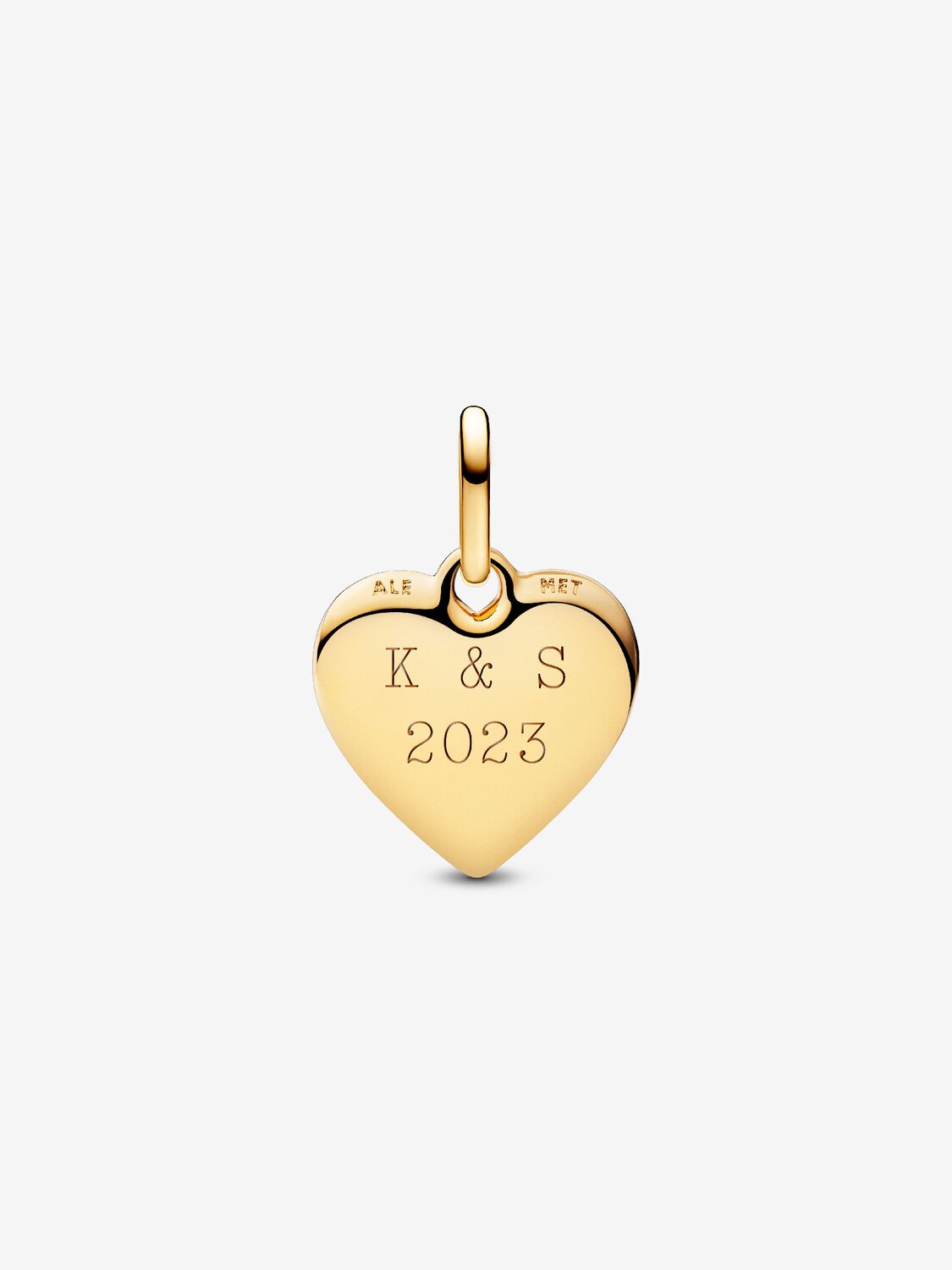 Pandora Engravable Heart Medallion Charm