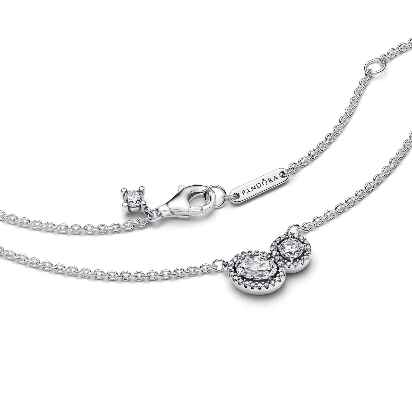 Pandora Embracing Halo Necklace