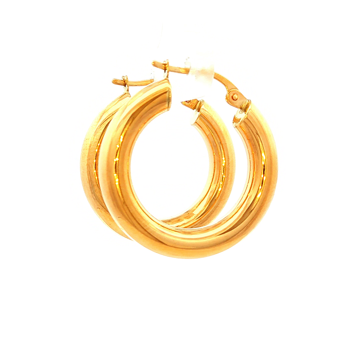 Classic Yellow Gold Hoop Earrings