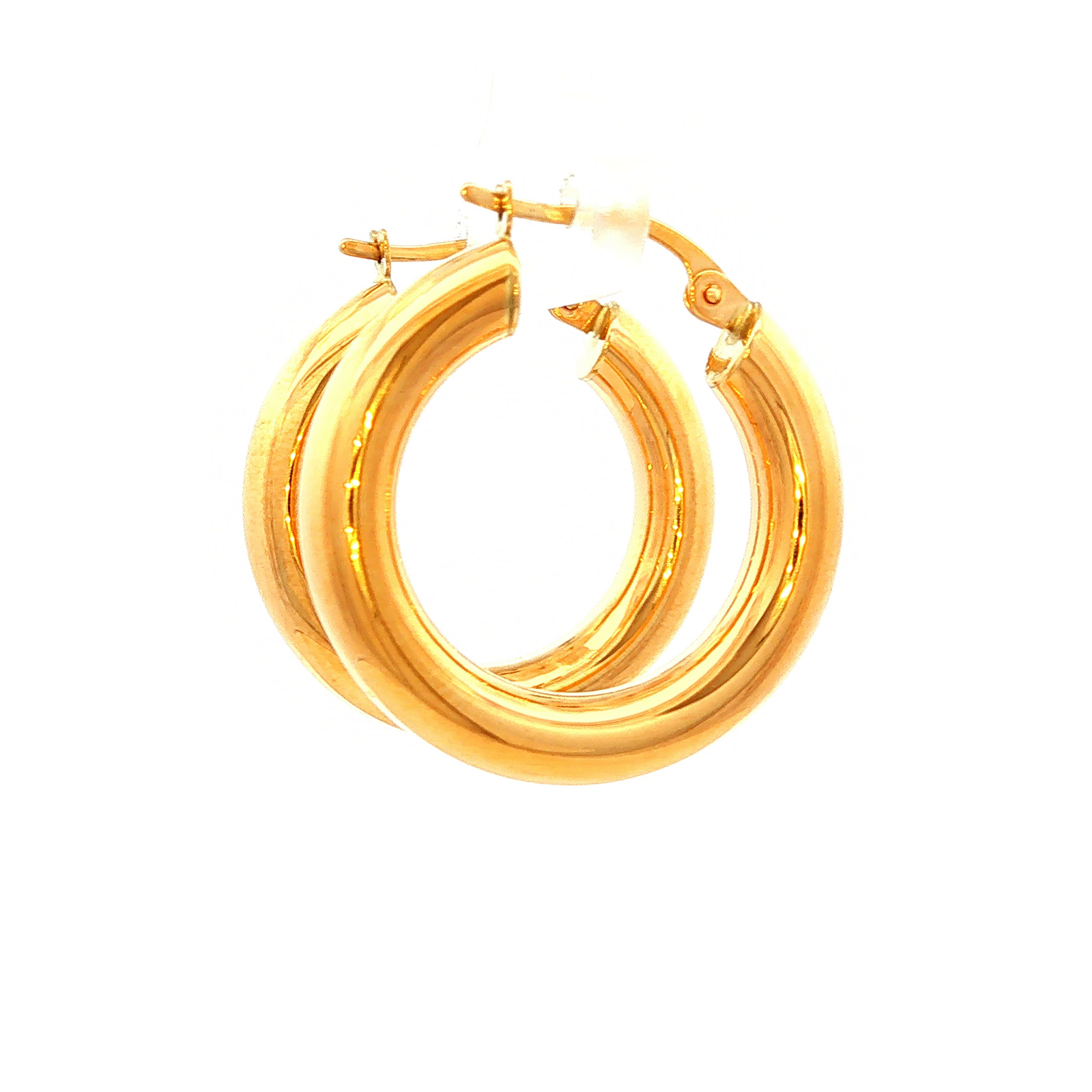 Classic Yellow Gold Hoop Earrings