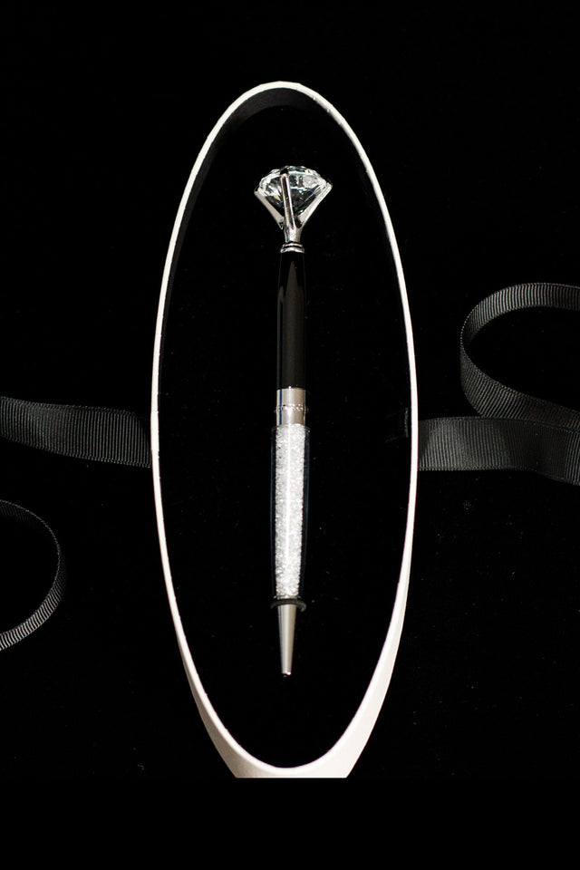 GEORGINI DIAMOND PEN SILVER / ONYX
