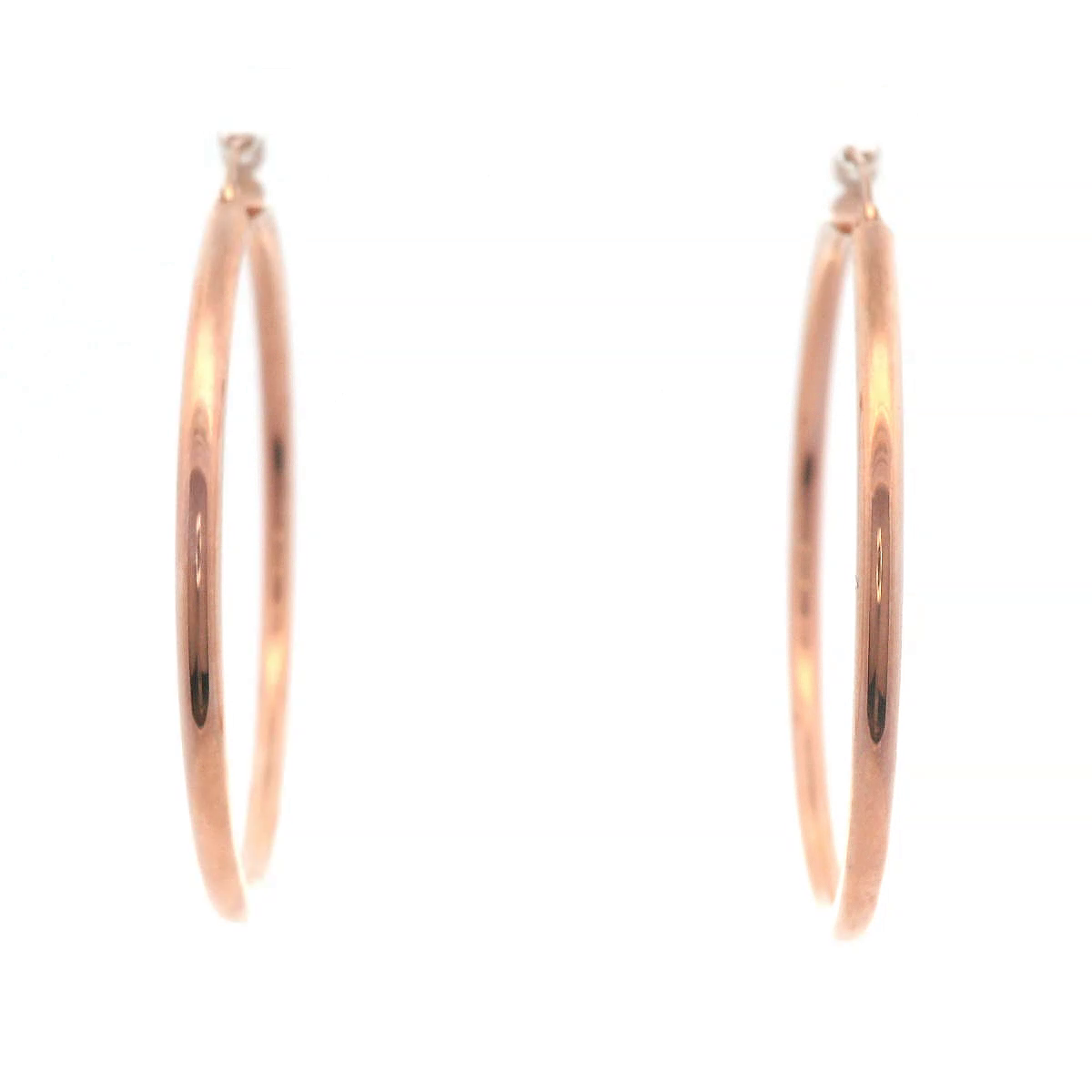 Hoop Earing in Rose Gold