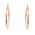 Hoop Earing in Rose Gold