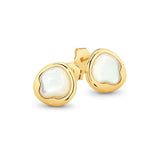 IKECHO Kiara Mother of Pearl Stud Earrings