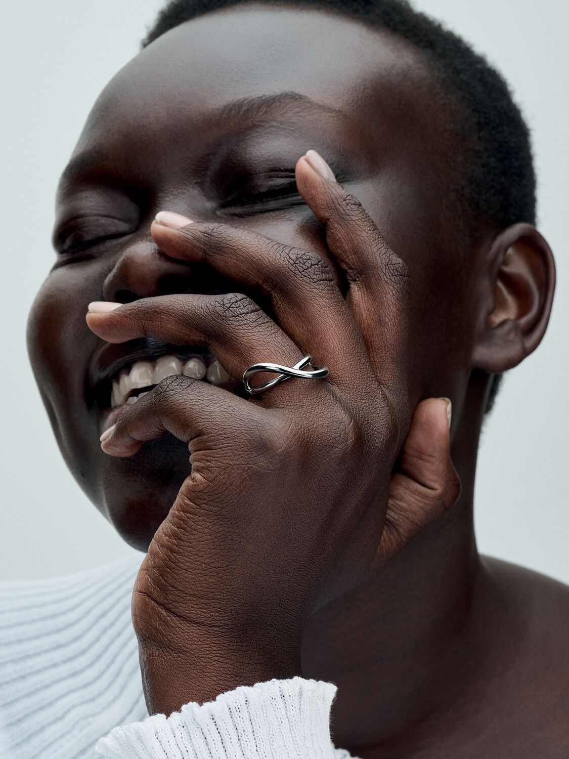 Pandora Organically Shaped Infinity Ring