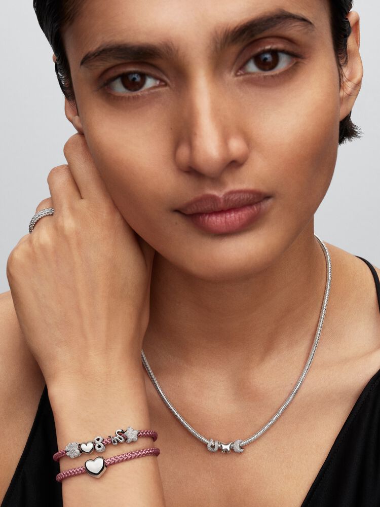 Pandora Shimmering Black Cord Bracelet